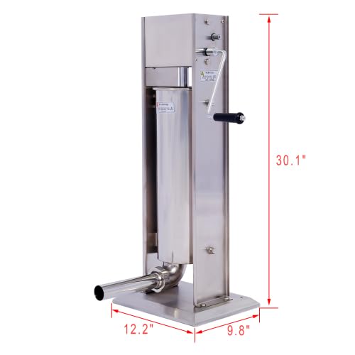 Stainless Steel Vertical Sausage Stuffer 15LB G3809