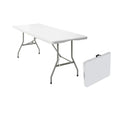 6FT White Folding Table L93735