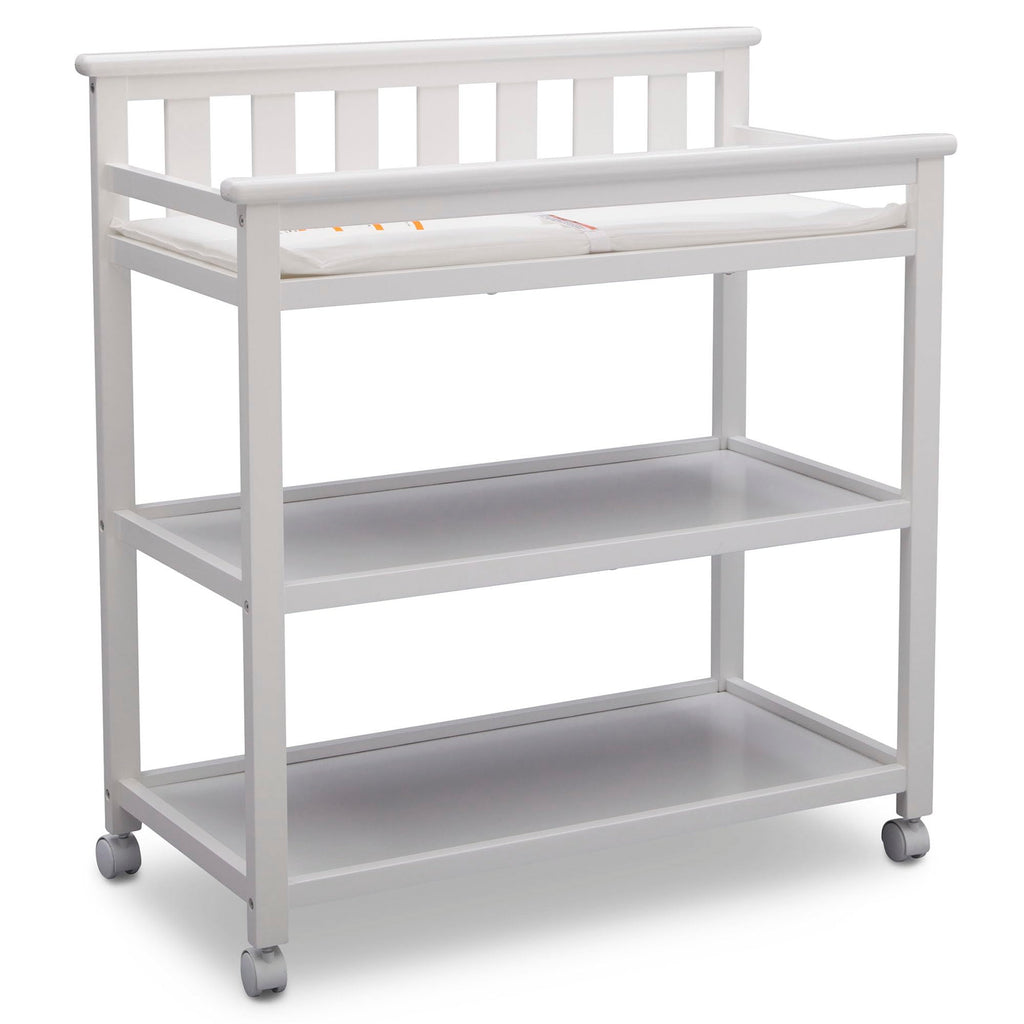 Flat Top Changing Table with Wheels and Changing Pad K610485