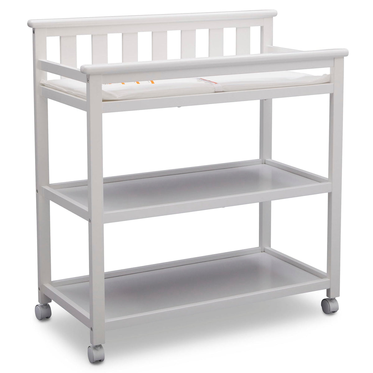 Flat Top Changing Table with Wheels and Changing Pad K610485