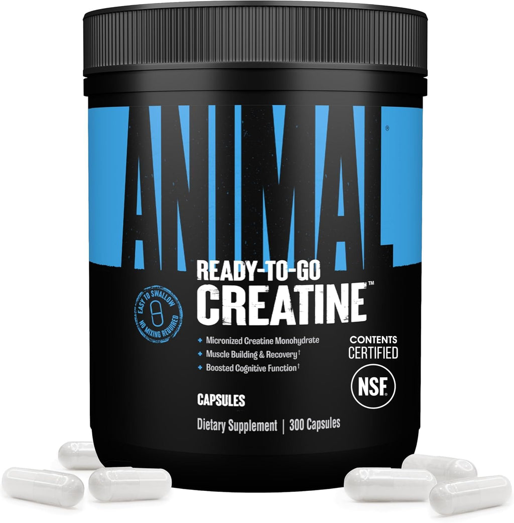 Creatine Monohydrate Powder Capsules 300 Count X28528