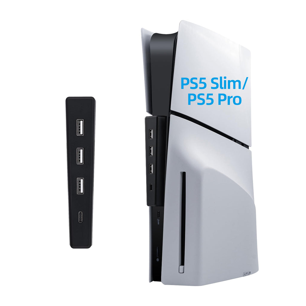 Black 4 Ports USB 2.0 Hub R4129