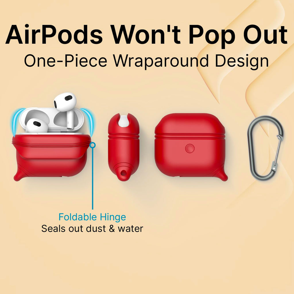 Waterproof AirPods 3rd Generation Case with Carabiner L35030