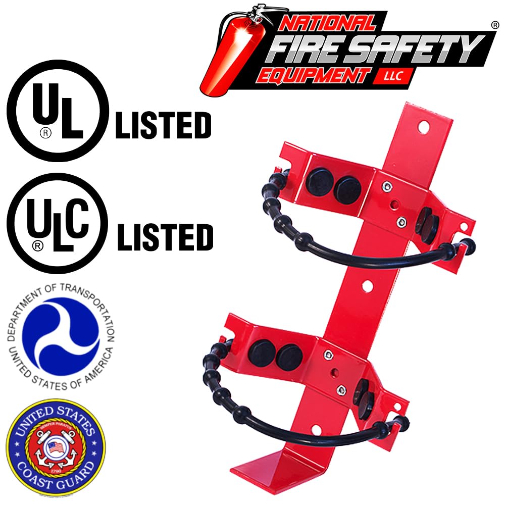 2.5Lb to 5Lb Auto Fire Extinguisher Vehicle Mount with Straps A14336
