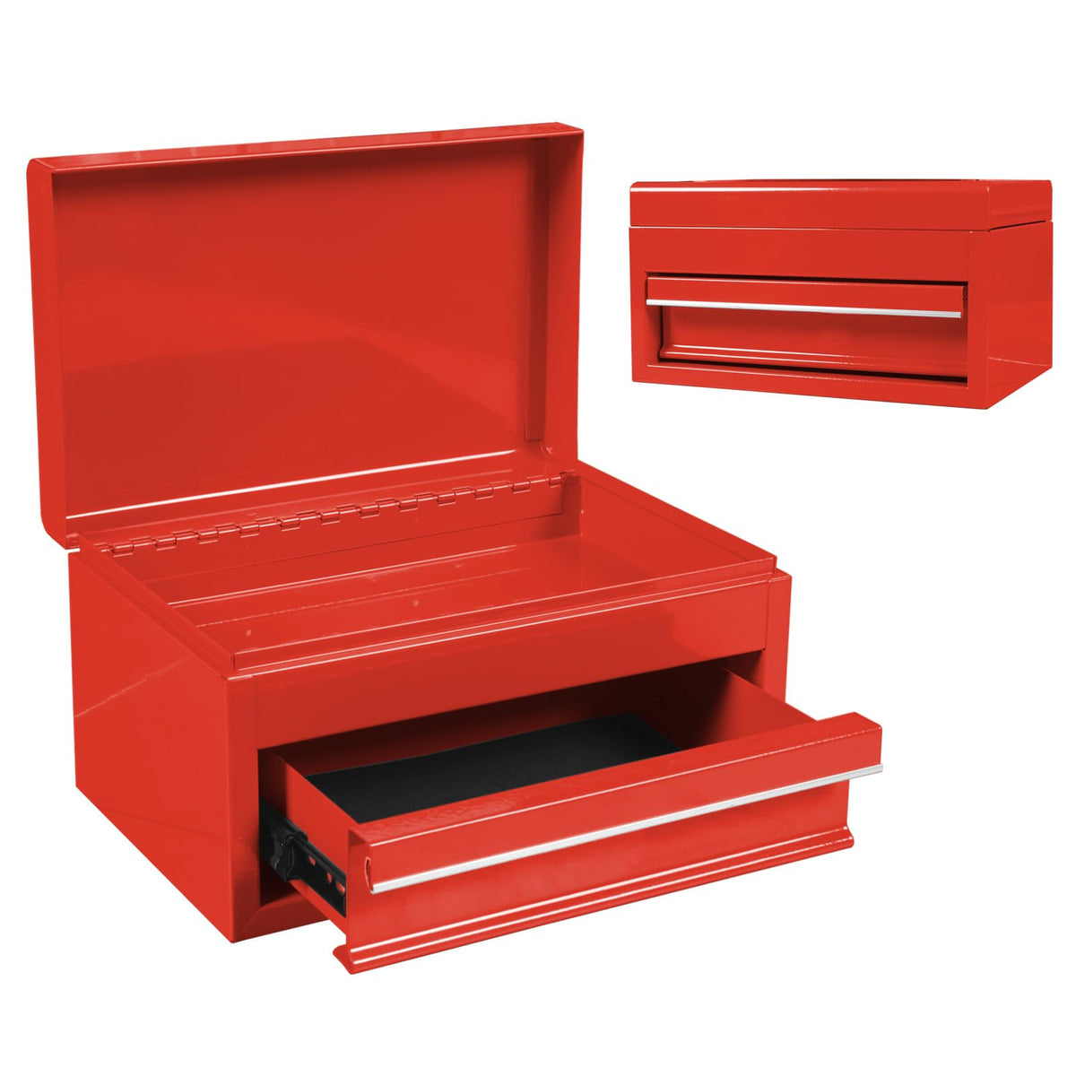 10" Mini Portable Steel Tool Box with Drawer T533