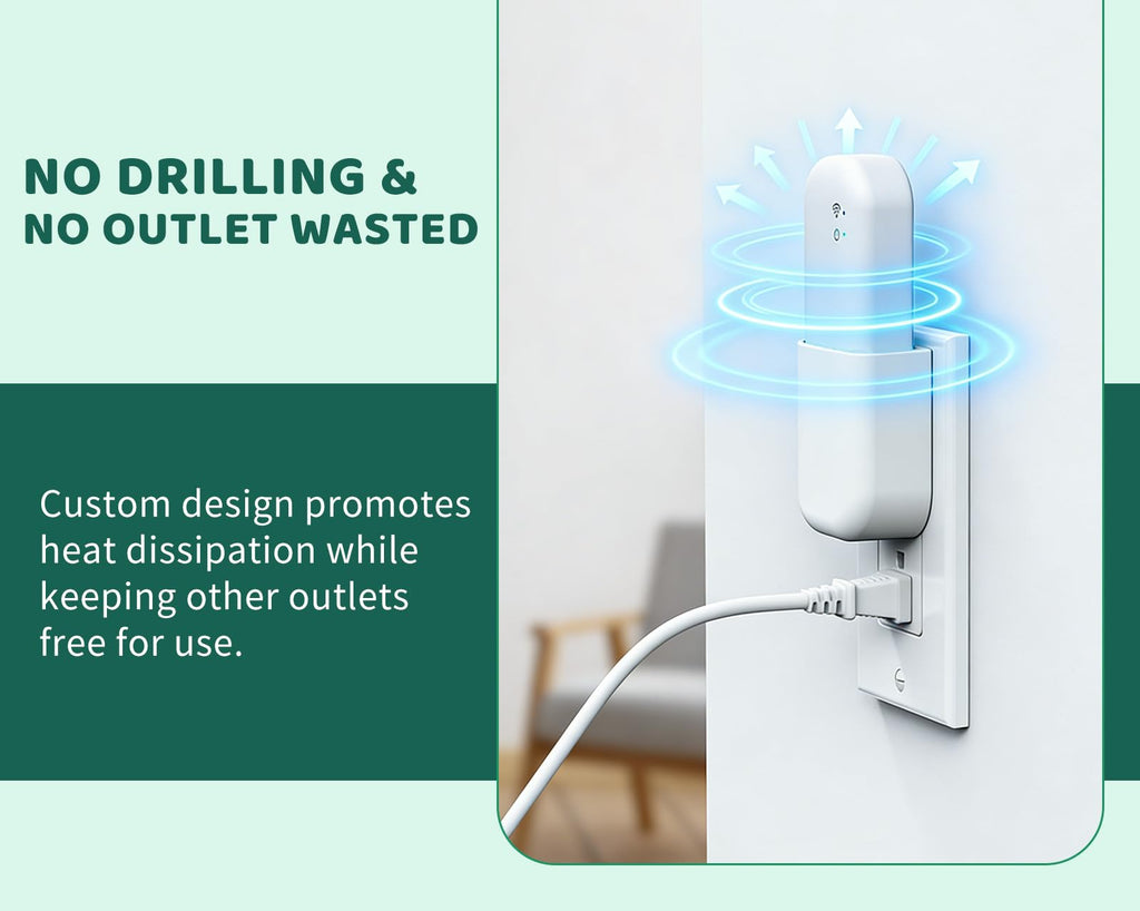 Wall Mount Bracket with Built-in Plug Y71822