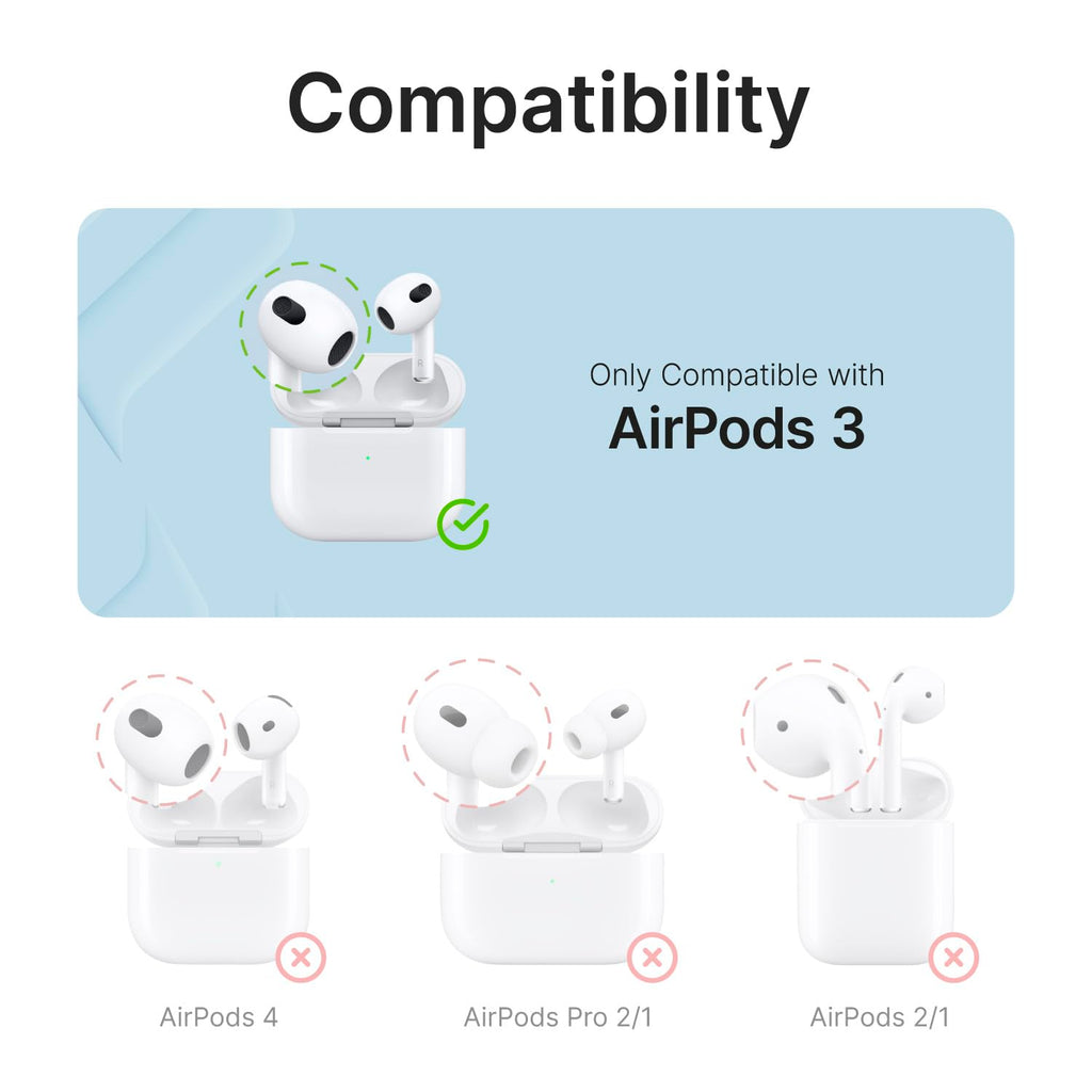 Waterproof AirPods 3rd Generation Case with Carabiner L35030