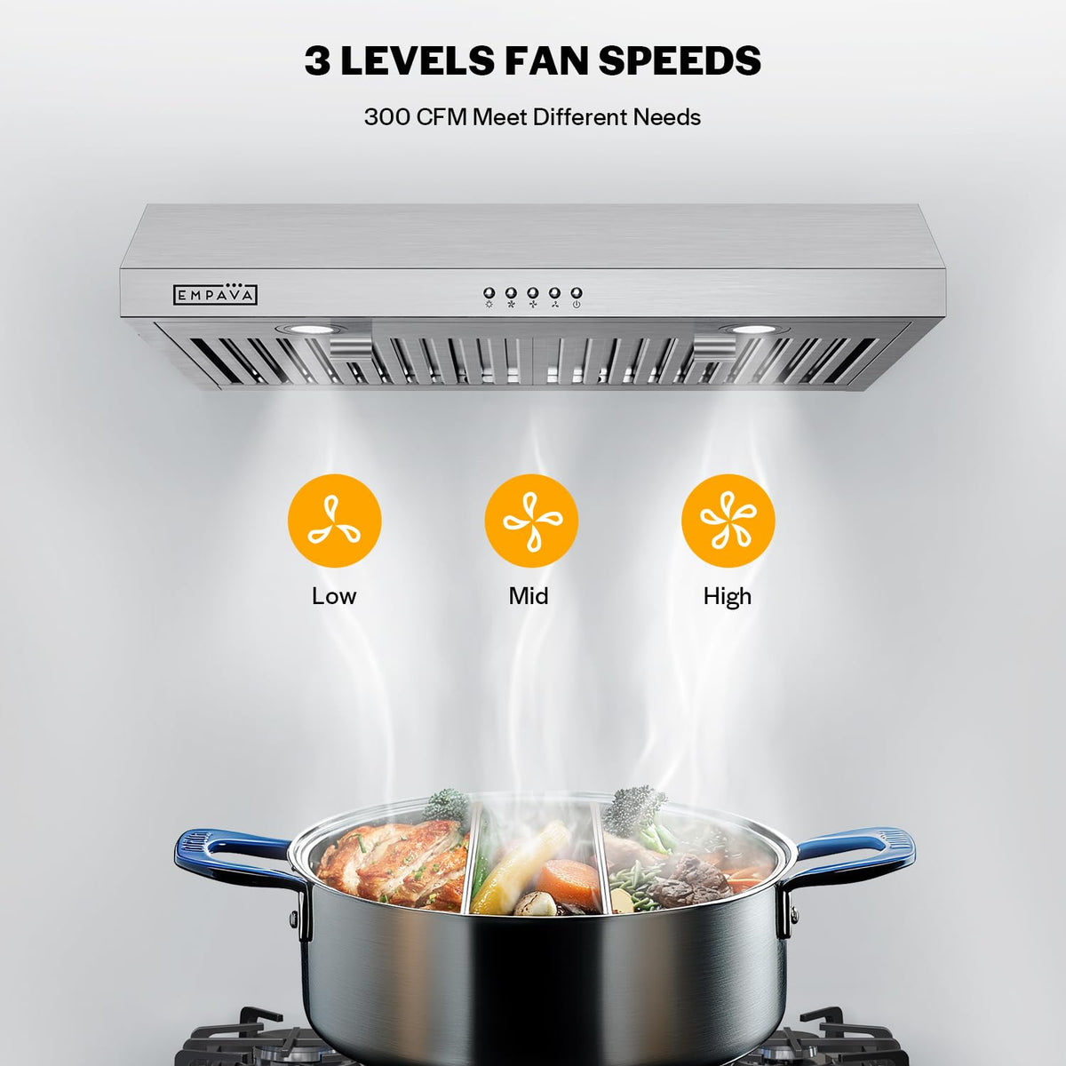 Ductless Under Cabinet Range Hood 30 Inch Y446