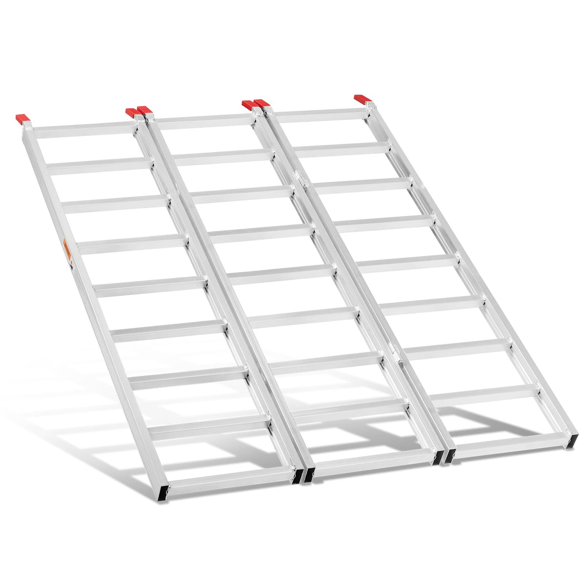 69" L x 50" W Tri-Fold Aluminum ATV Loading Ramp 1500lb Capacity Z54878