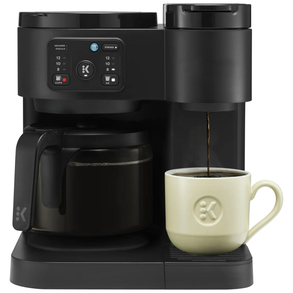 Single-Serve Pod Coffee Maker & Carafe, 72 Oz Reservoir, Black A220