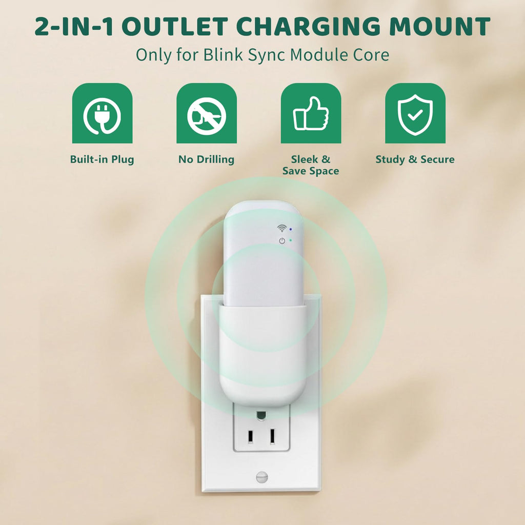 Wall Mount Bracket with Built-in Plug Y71822