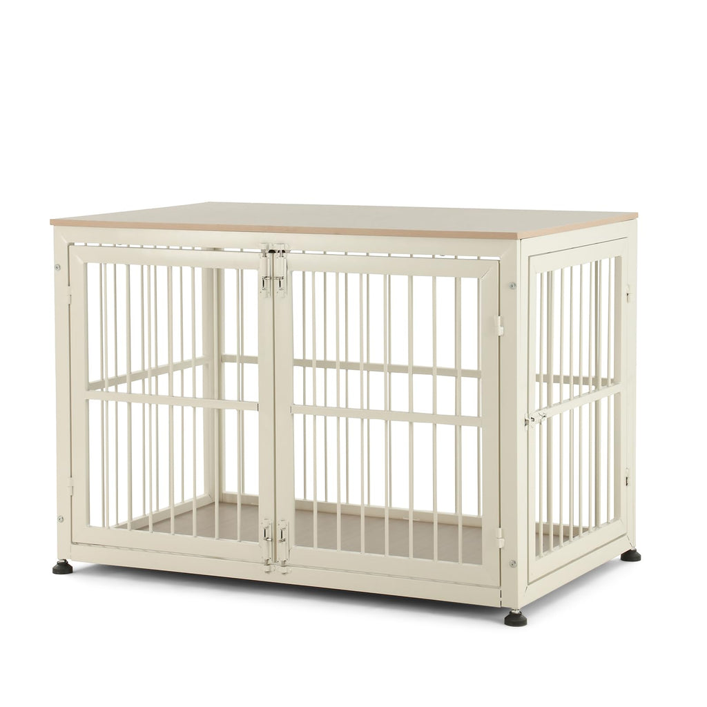 48" Rustic Heavy Duty Wooden Dog Crate Furniture M3828