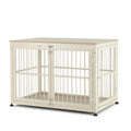 48" Rustic Heavy Duty Wooden Dog Crate Furniture M3828