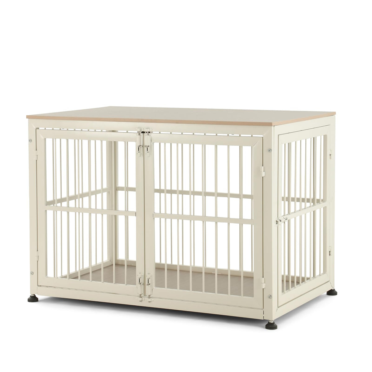 48" Rustic Heavy Duty Wooden Dog Crate Furniture M3828