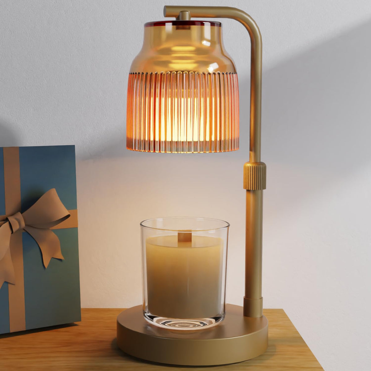 Candle Warmer Lamp with Timer Dimmer Adjustable Height C39972