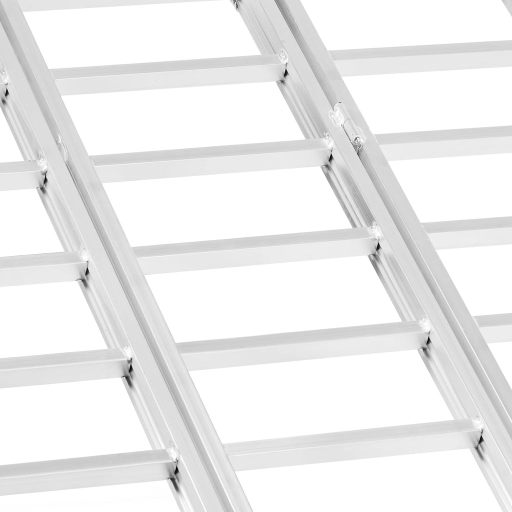 69" L x 50" W Tri-Fold Aluminum ATV Loading Ramp 1500lb Capacity Z54878