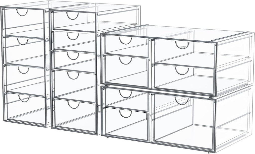 Acrylic 16-Drawer Storage & Makeup Organizer H1855