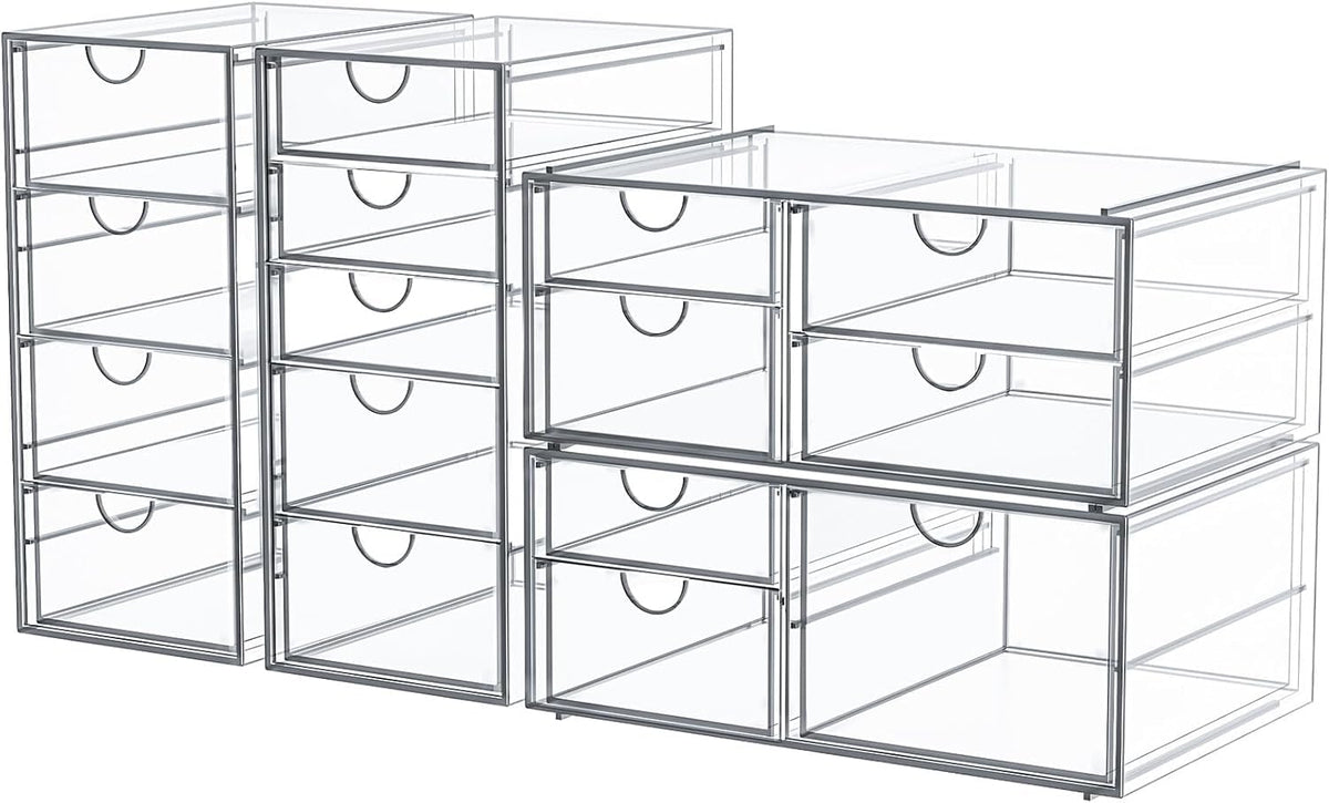 Acrylic 16-Drawer Storage & Makeup Organizer H1855