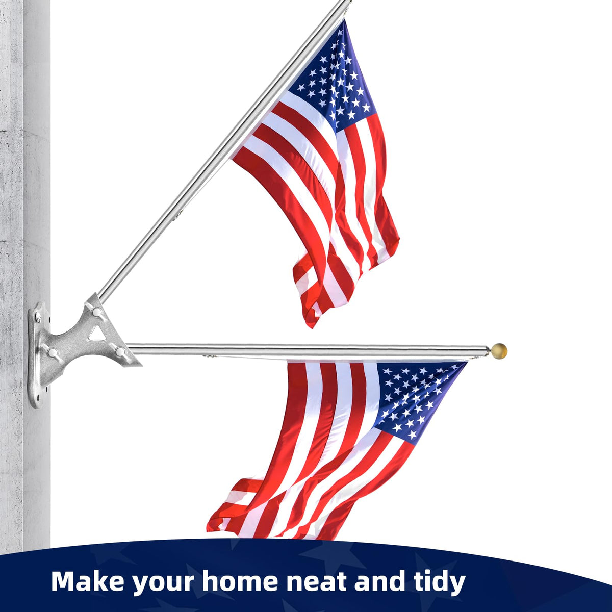 Heavy Duty Flag Pole Mounting Bracket D1129
