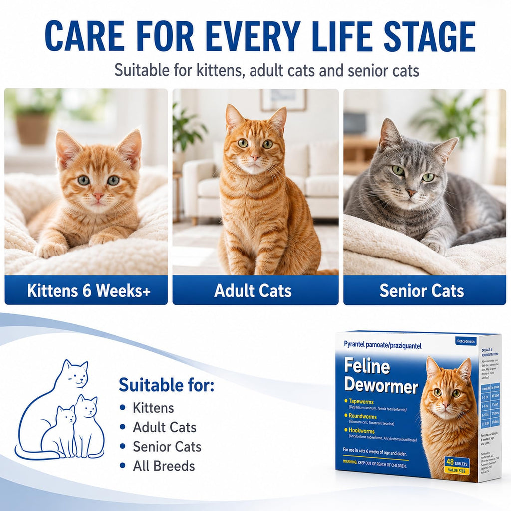 Cat Dewormer 48 Tablets E8872