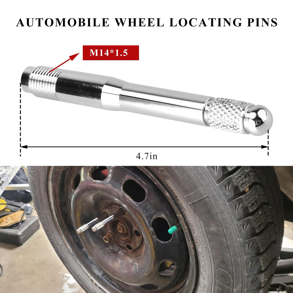 M14 × 1.5 Stainless Steel Wheel Alignment Pin P60971