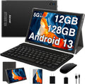 Black 12GB RAM 128GB ROM 10 Inch Android Tablet with Keyboard F28714