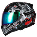 Bluetooth Motorcycle Helmet Anti-Fog Flip Up Full Face DOT Approved C48579