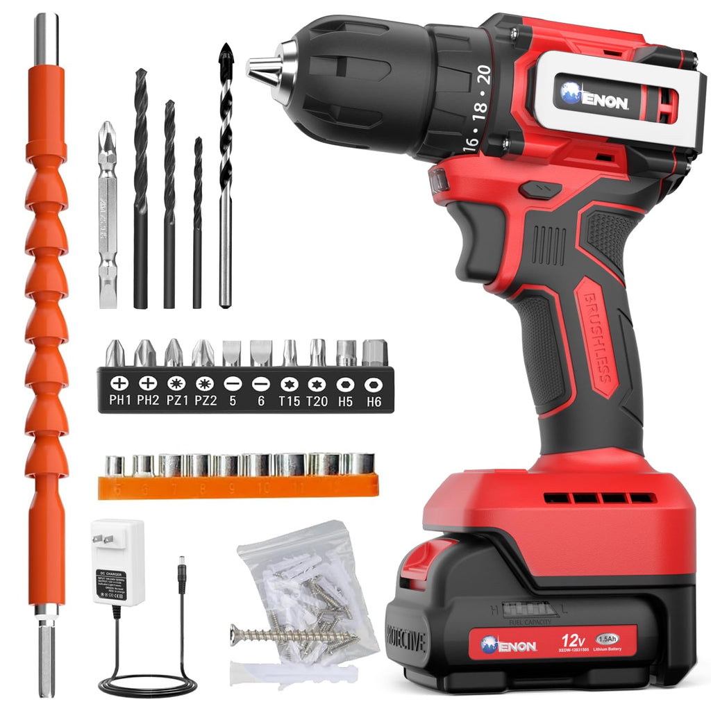Cordless Drill Set with Battery and Charger X925940