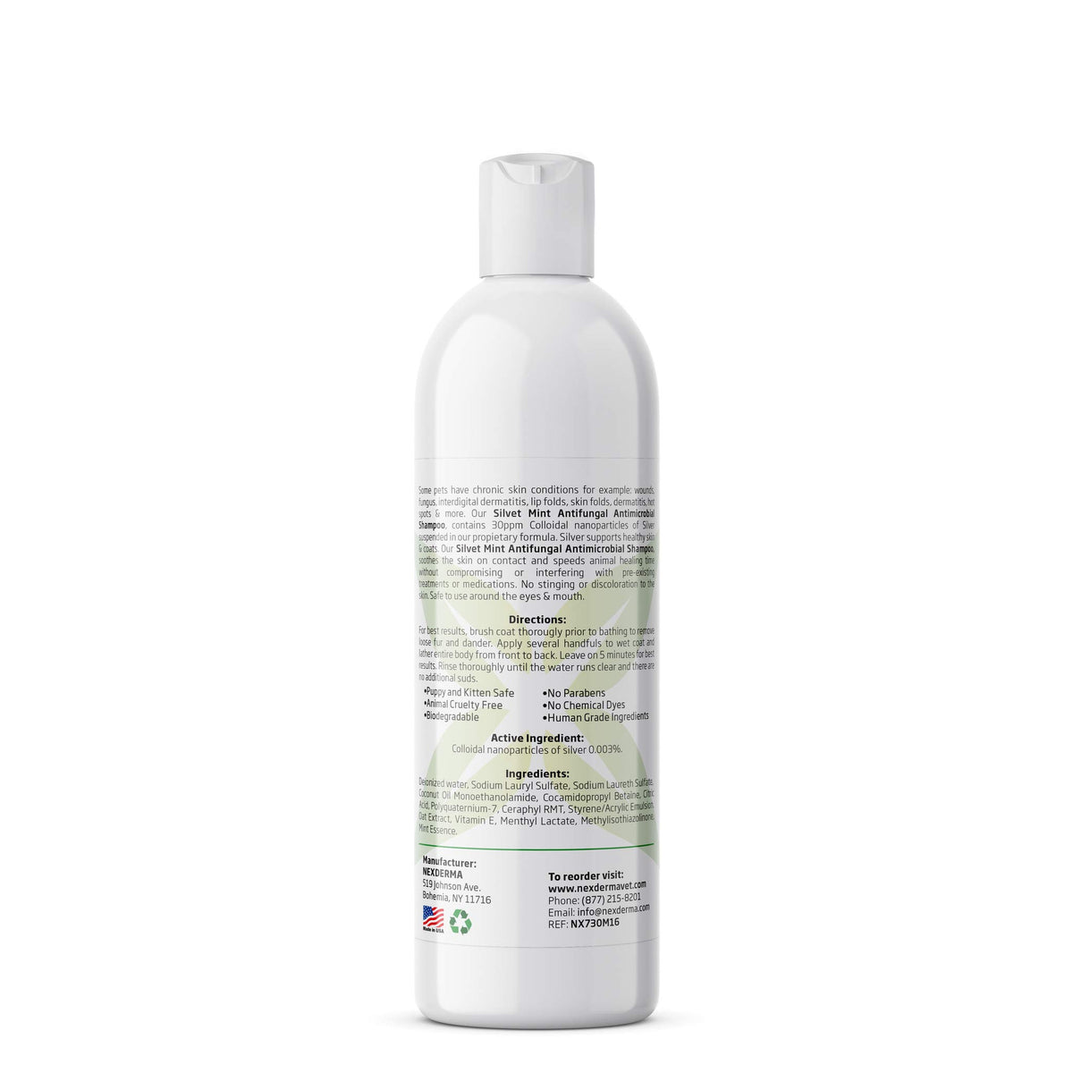 Tearless Hypoallergenic Coconut Oil Pet Shampoo 16oz K639