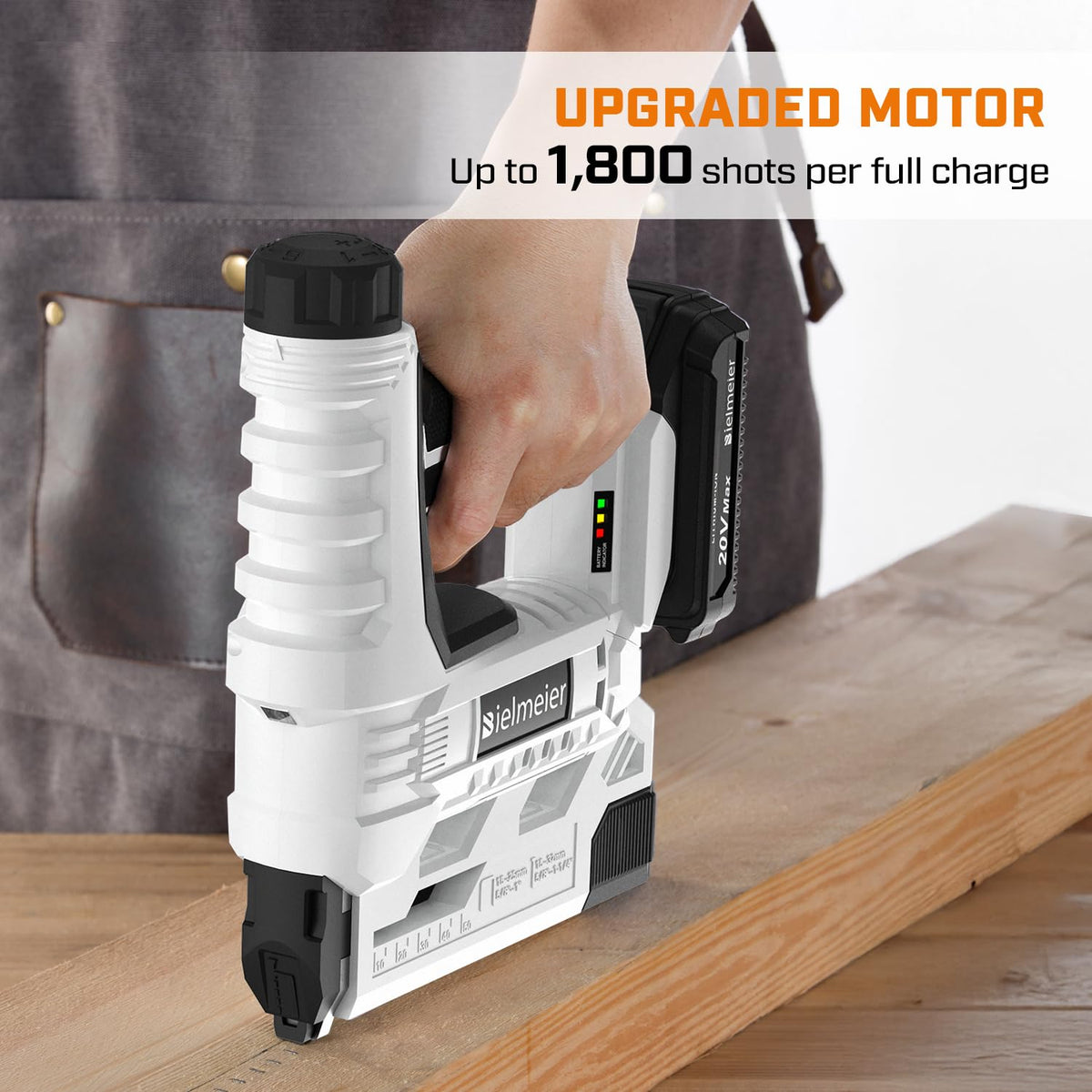 18 Gauge 2 In 1 Cordless Brad Nailer Stapler K7166