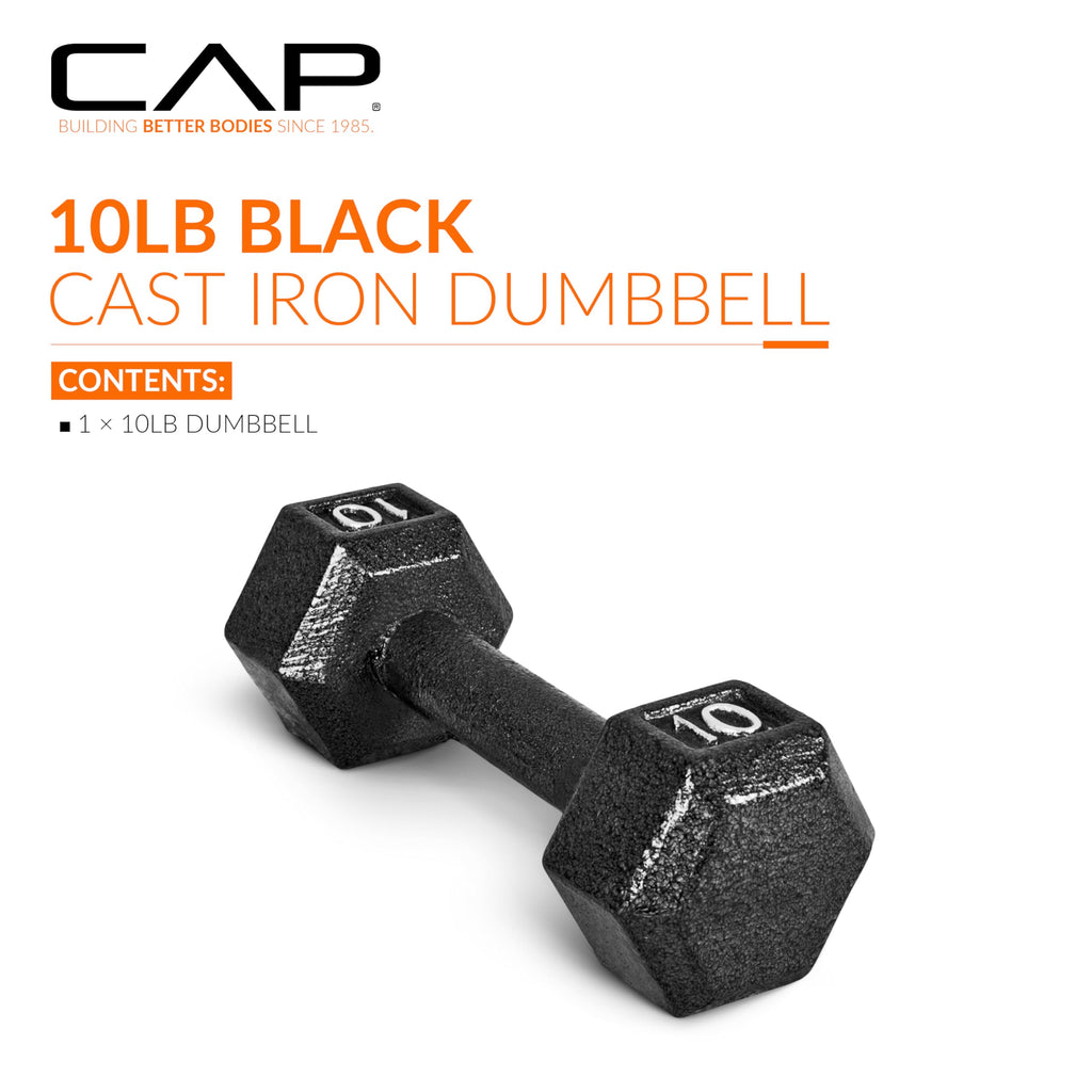 Cast Iron Hex Dumbbell F690877
