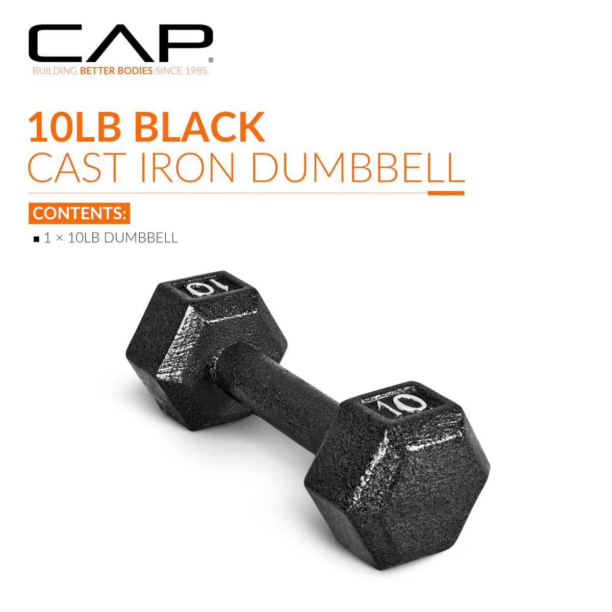Cast Iron Hex Dumbbell F690877