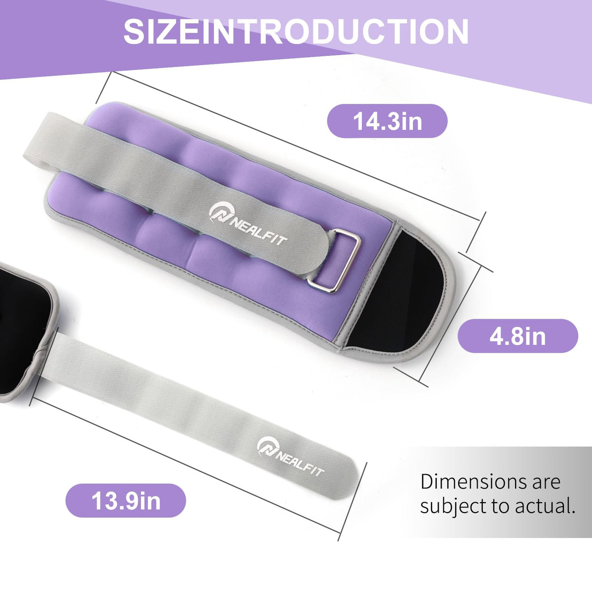 Ankle Weights with Adjustable Strap W746