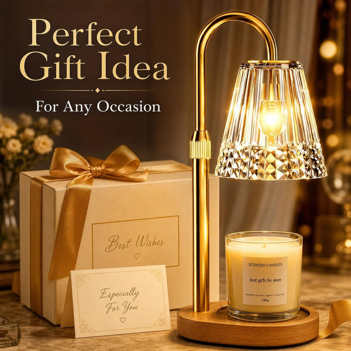Candle Warmer Lamp 2 Pack with Timer & Dimmer H8745