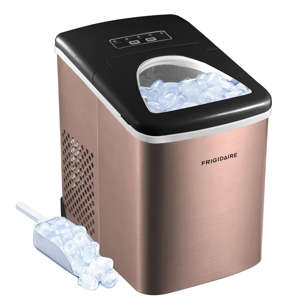 Stainless Steel Countertop Ice Maker Machine with 26 lb Capacity Q316850