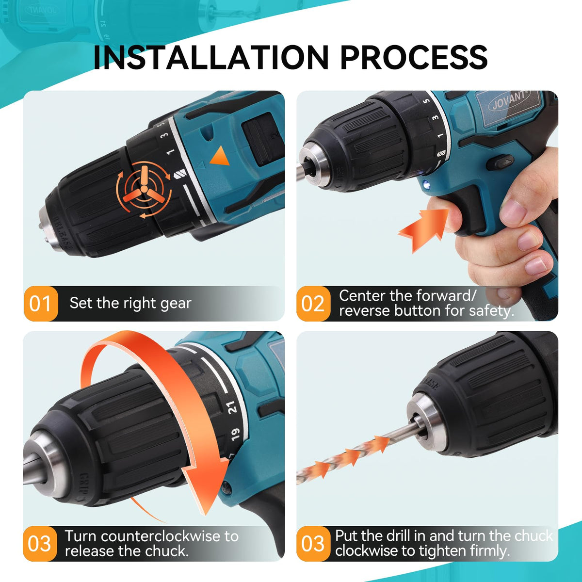 Cordless Drill and Impact Driver Combo Kit with 2 Batteries M4653
