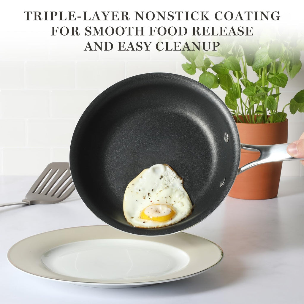 12 Piece Hard Anodized Nonstick Cookware Set H44432