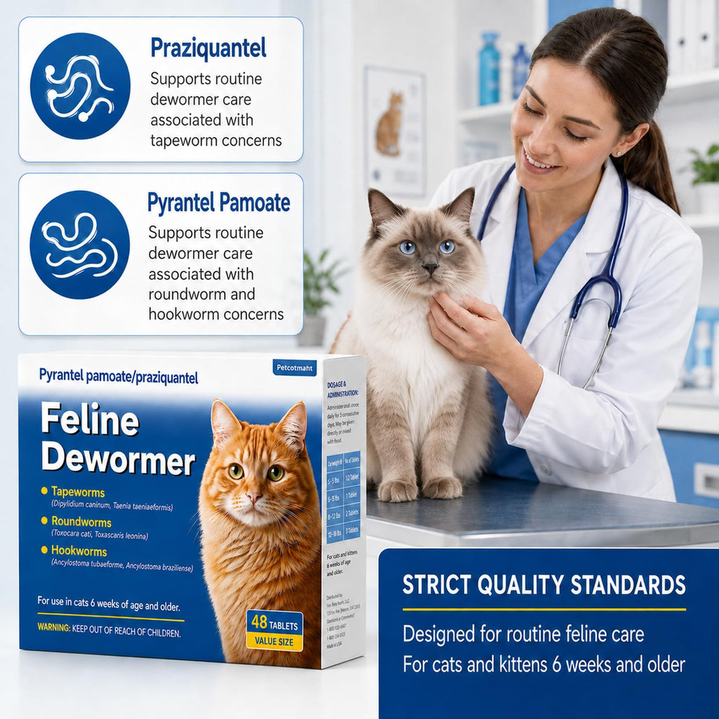Cat Dewormer 48 Tablets E8872