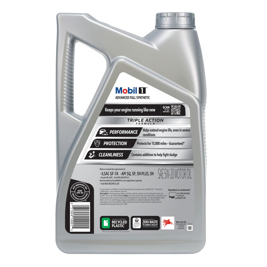Full Synthetic 5W-20 Motor Oil 5 Quart X47950
