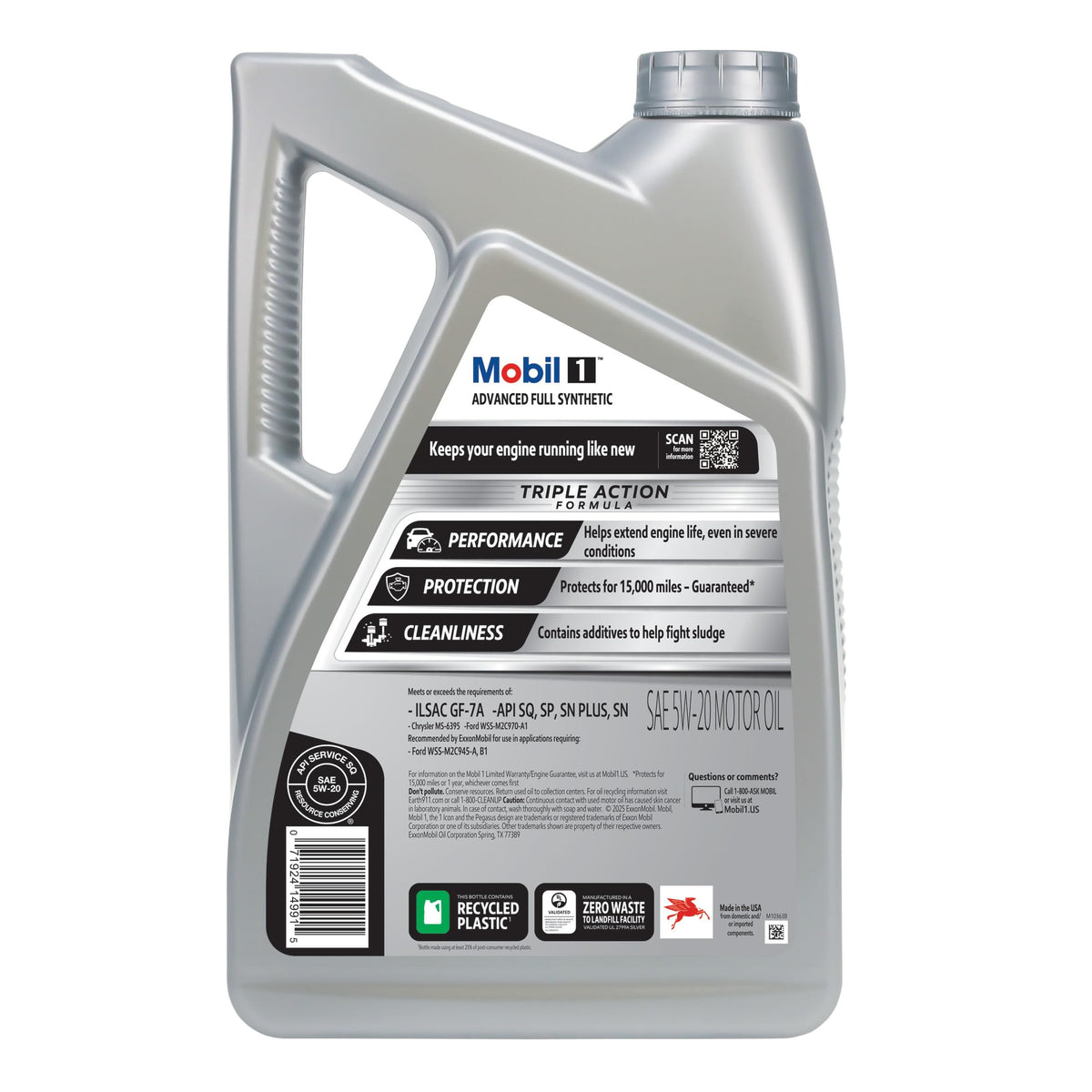 Full Synthetic 5W-20 Motor Oil 5 Quart X47950