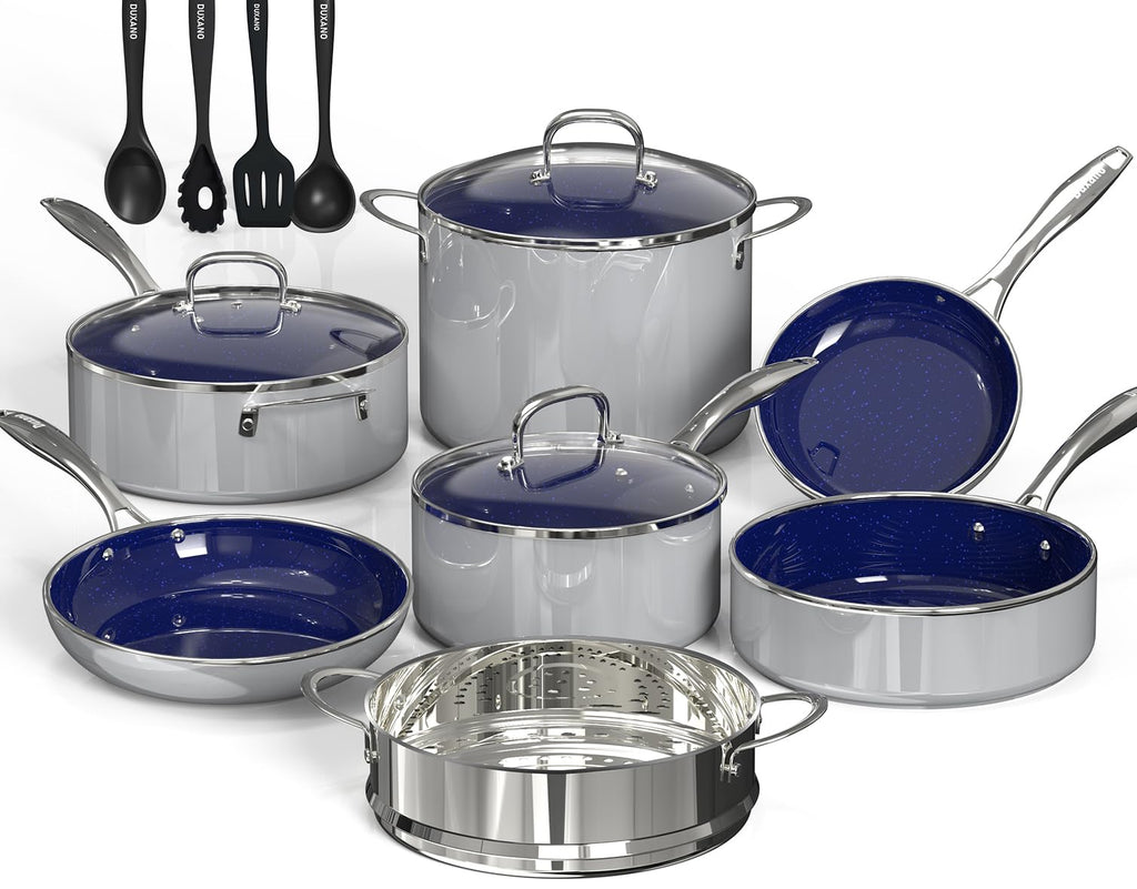 14 Pc Non Stick Ceramic Cookware Set Y5504