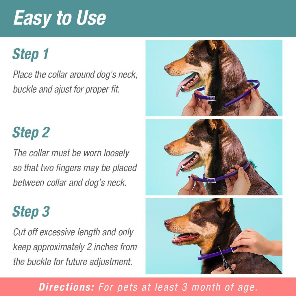 Flea & Tick Collar Plant Powered Blue 2-Pack Z8688