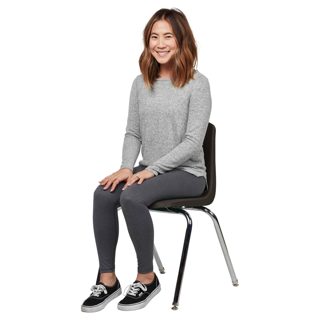 18" Black Stack Chair 5-Pack A445