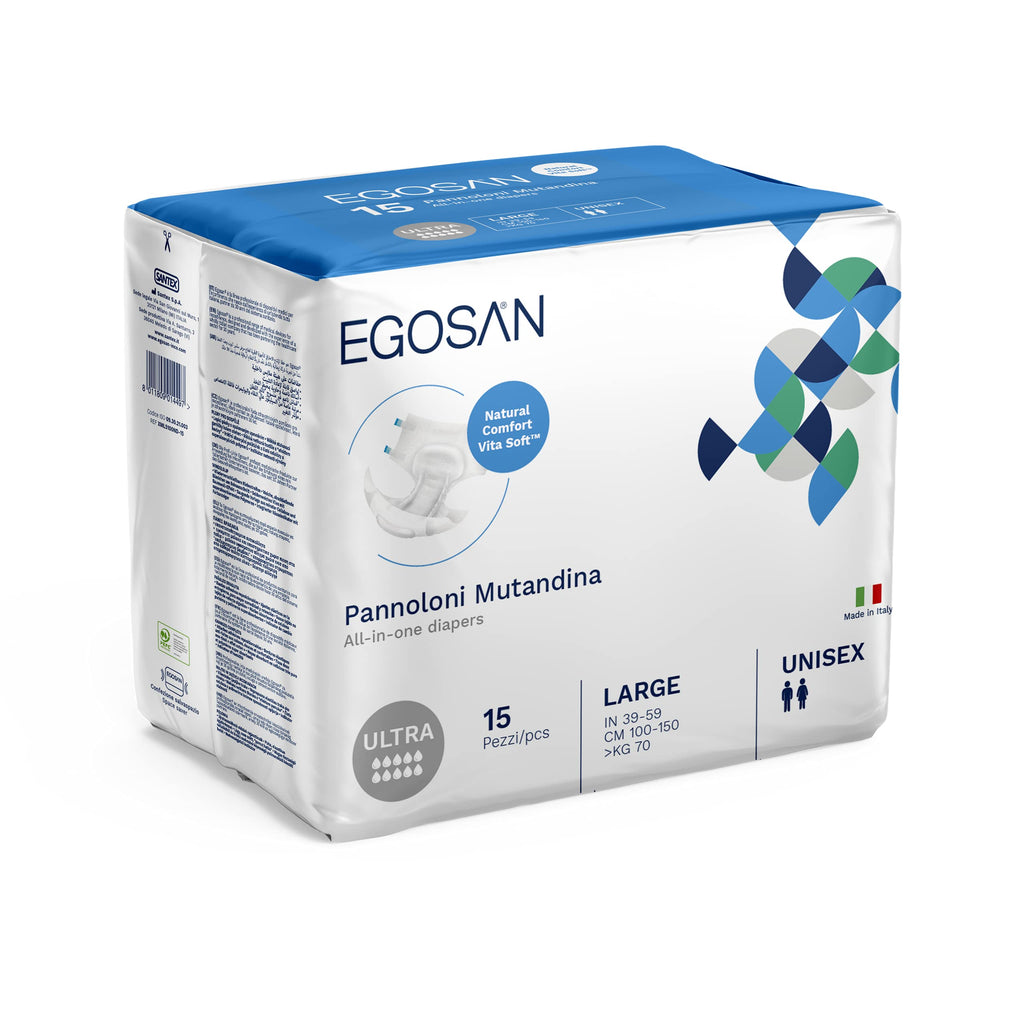 Large 15-Count Maximum Absorbency Adult Diaper Brief Q29683