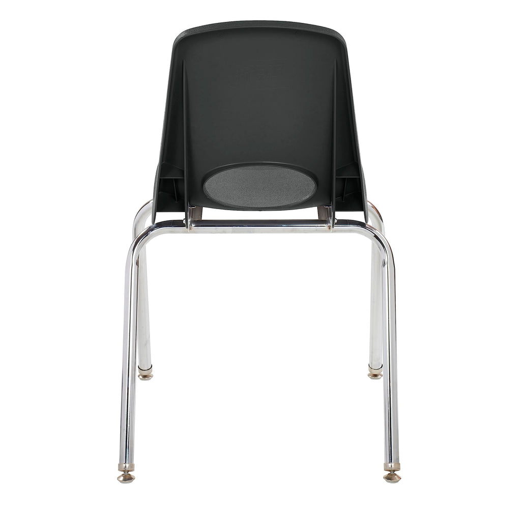 18" Black Stack Chair 5-Pack A445