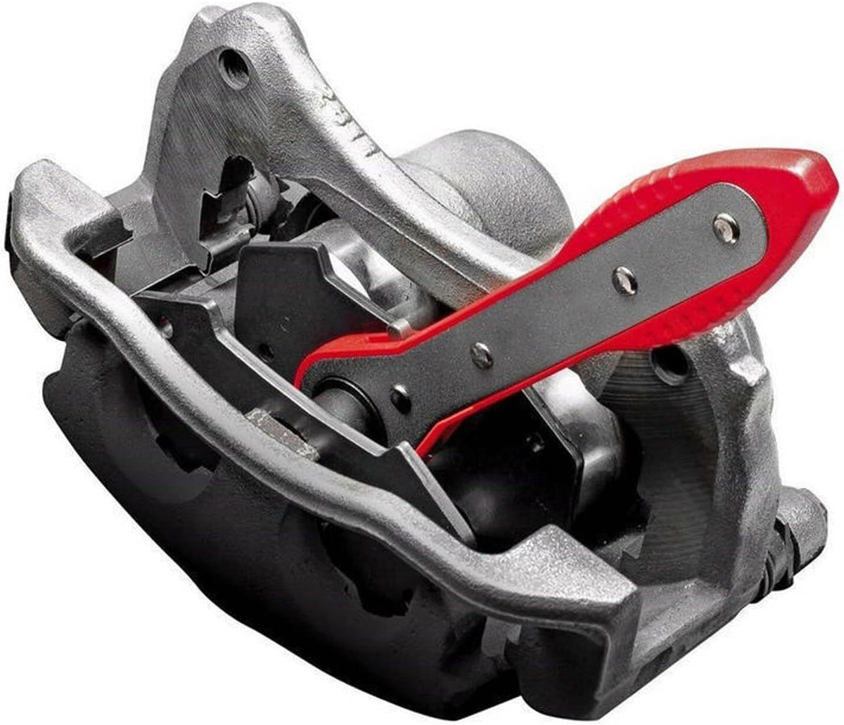 Brake Caliper Press Tool with 2 Caliper Hooks 2 Steel Plates and Gloves B2489
