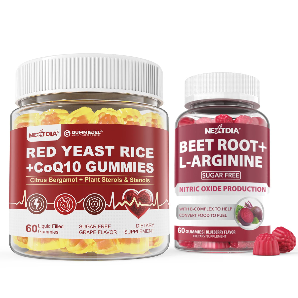 Red Yeast Rice Gummies 2400MG with CoQ10 R2610