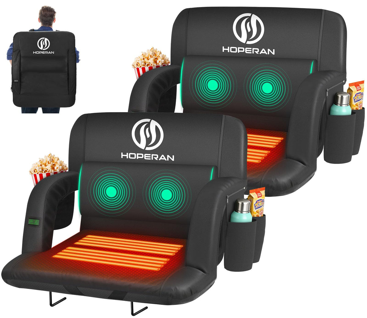 Massage Heated Stadium Seats for Bleachers E2973
