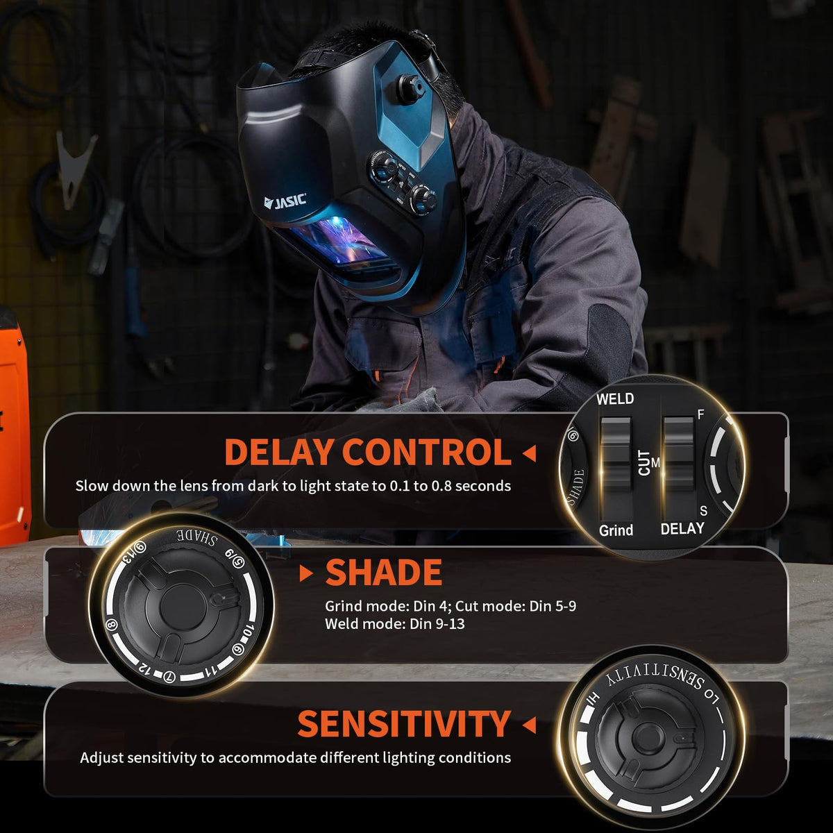 Auto Darkening Welding Helmet O16326
