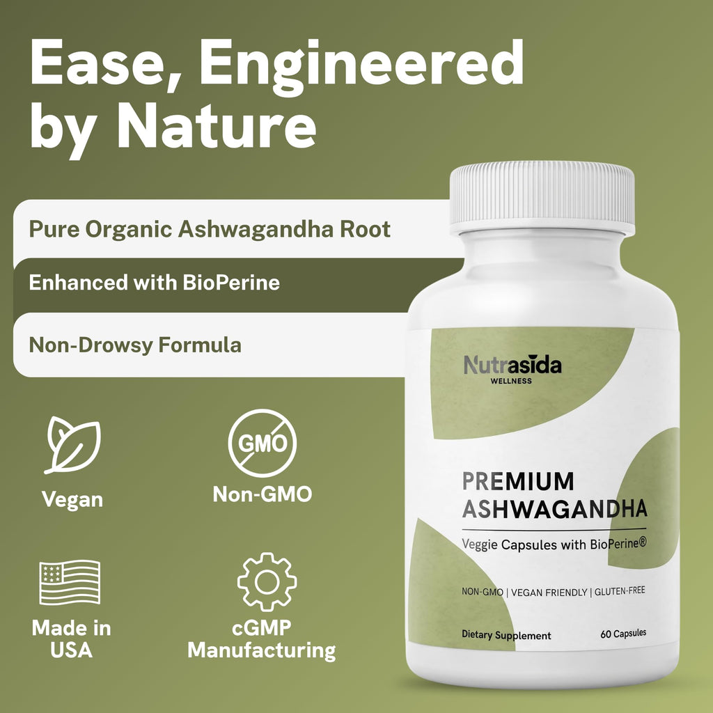 Ashwagandha 600mg Vegan Gluten-Free 60 Count I4646